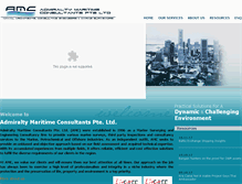 Tablet Screenshot of admiraltymaritime.sg